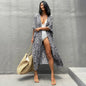 Beach Cover Ups for Swimwear Women Black Tie Dye Kimono Swimsuit Cape Summer Dress 2022 Beachwear Outfits Sales - 7DAY'S