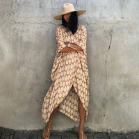 Beach Cover Ups for Swimwear Women Black Tie Dye Kimono Swimsuit Cape Summer Dress 2022 Beachwear Outfits Sales - 7DAY'S