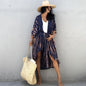 Beach Cover Ups for Swimwear Women Black Tie Dye Kimono Swimsuit Cape Summer Dress 2022 Beachwear Outfits Sales - 7DAY'S
