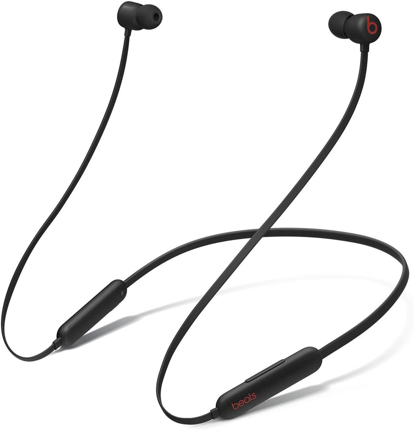 Beats Flex Wireless Earbuds - Apple W1 Headphone Chip, Magnetic Earphones, Class 1 Bluetooth, 12 Hours of Listening Time, Built - in Microphone - Black - 7DAY'S