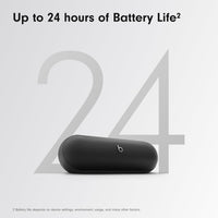 Beats Pill - Bluetooth Speaker and Portable Wireless Charger via USB - C - Up to 24 Hours Battery Life, IP67 Water Resistant, Apple & Android Compatible, Built - in Microphone – Matte Black (Renewed) - 7DAY'S
