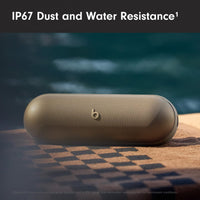 Beats Pill - Portable Bluetooth Speaker - Up to 24H Battery Life, Water Resistant, Bluetooth, Apple & Android Compatible, Seriously Loud Sound for Home, Outdoor and Travel - Champagne Gold - 7DAY'S