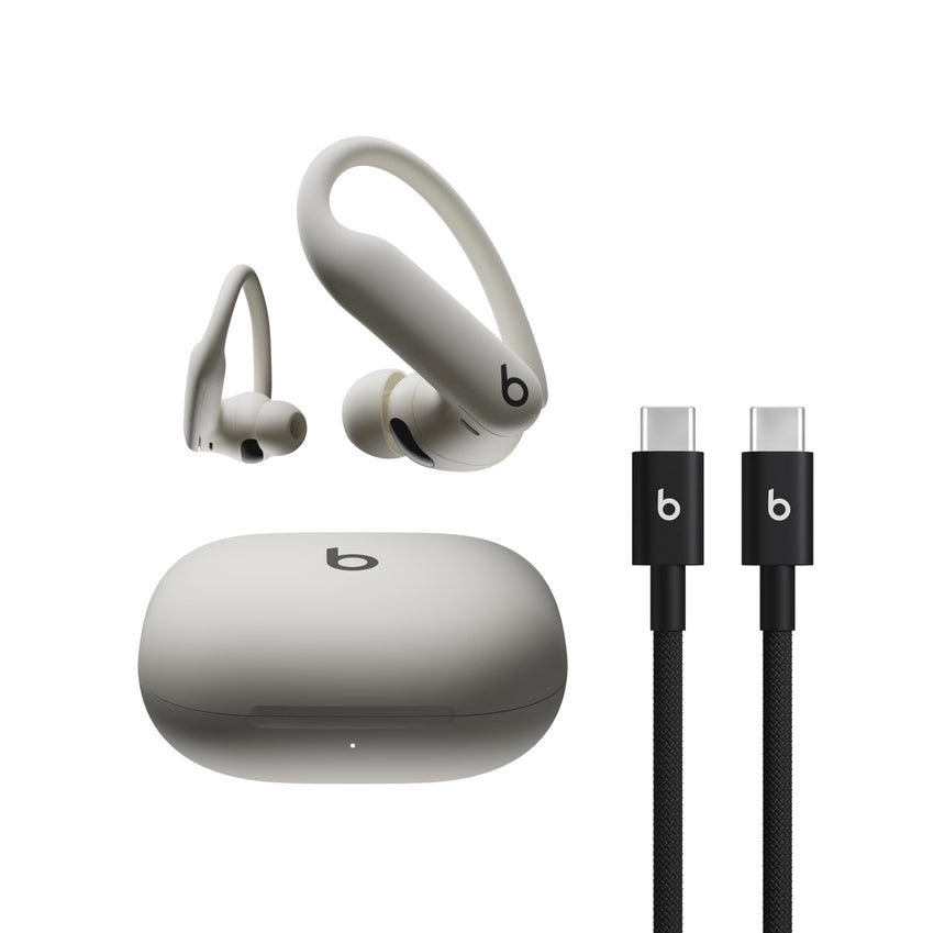Beats Powerbeats Pro 2 Wireless Bluetooth Earbuds - Noise Cancelling, Heart Rate Monitor, IPX4, Up to 45H Battery & Charging Case, Works with Apple & Android - Jet Black - 7DAY'S
