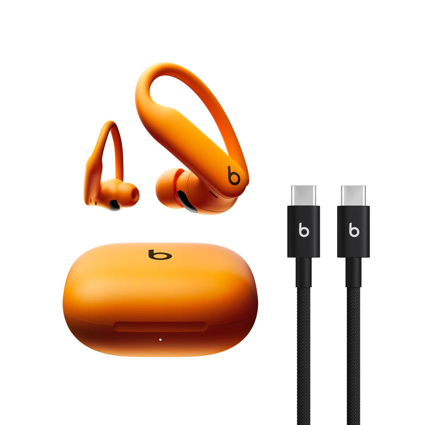 Beats Powerbeats Pro 2 Wireless Bluetooth Earbuds - Noise Cancelling, Heart Rate Monitor, IPX4, Up to 45H Battery & Charging Case, Works with Apple & Android - Jet Black - 7DAY'S