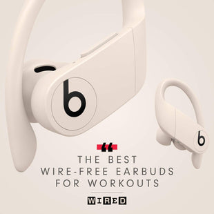 Beats Powerbeats Pro Wireless Earbuds - Apple H1 Headphone Chip, Class 1 Bluetooth Headphones, 9 Hours of Listening Time, Sweat Resistant, Built - in Microphone - Ivory - 7DAY'S