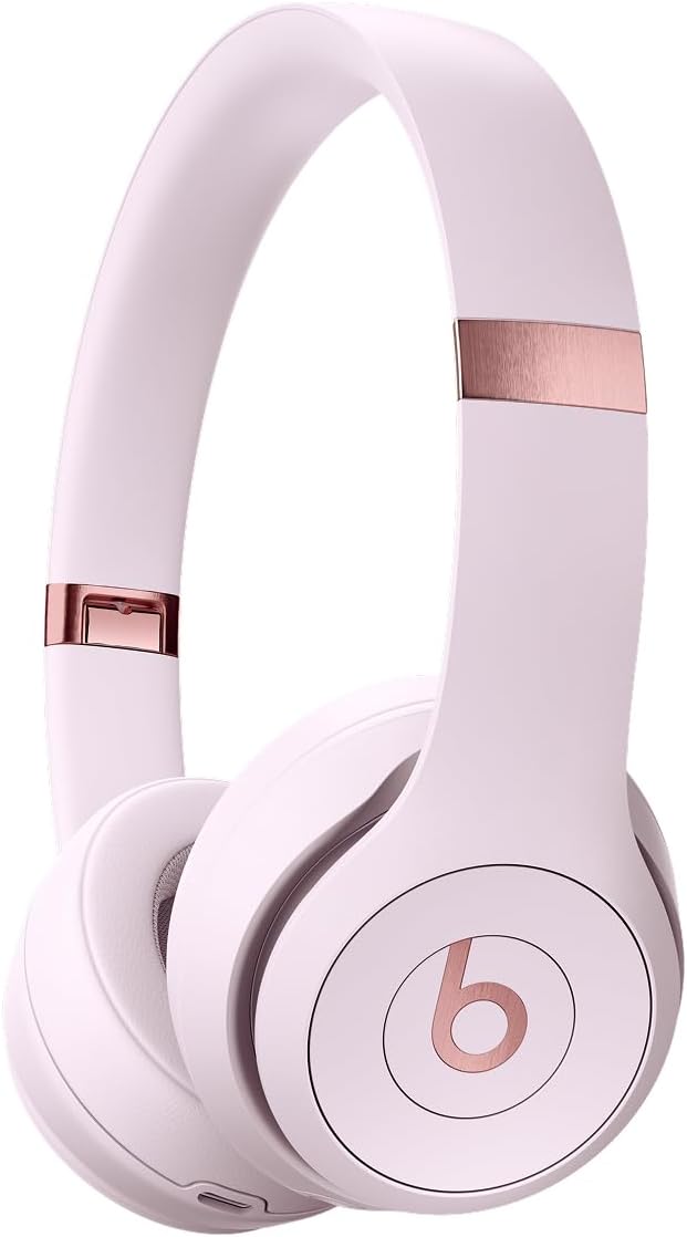 Beats Solo 4 - Wireless Bluetooth On - Ear Headphones, Apple & Android Compatible, Up to 50 Hours of Battery Life - Cloud Pink - 7DAY'S