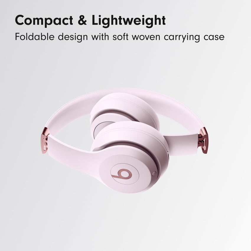Beats Solo 4 - Wireless Bluetooth On - Ear Headphones, Apple & Android Compatible, Up to 50 Hours of Battery Life - Cloud Pink - 7DAY'S