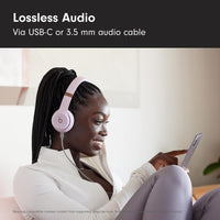 Beats Solo 4 - Wireless Bluetooth On - Ear Headphones, Apple & Android Compatible, Up to 50 Hours of Battery Life - Cloud Pink - 7DAY'S