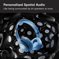 Beats Solo 4 - Wireless Bluetooth On - Ear Headphones, Apple & Android Compatible, Up to 50 Hours of Battery Life - Slate Blue (Renewed) - 7DAY'S