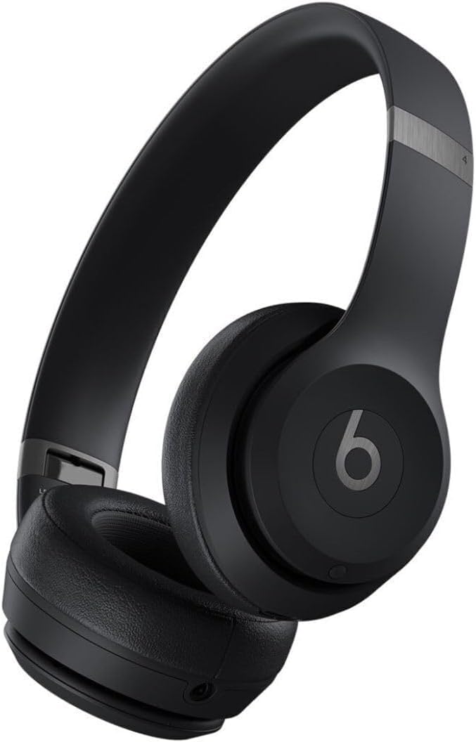 Beats Solo 4 - Wireless Bluetooth On - Ear Headphones, Apple & Android Compatible, Up to 50 Hours of Battery Life - Slate Blue (Renewed) - 7DAY'S