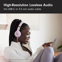 Beats Solo 4 - Wireless Bluetooth On - Ear Headphones, Cloud Pink (Renewed Premium) - 7DAY'S