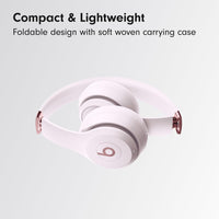Beats Solo 4 - Wireless Bluetooth On - Ear Headphones, Cloud Pink (Renewed Premium) - 7DAY'S