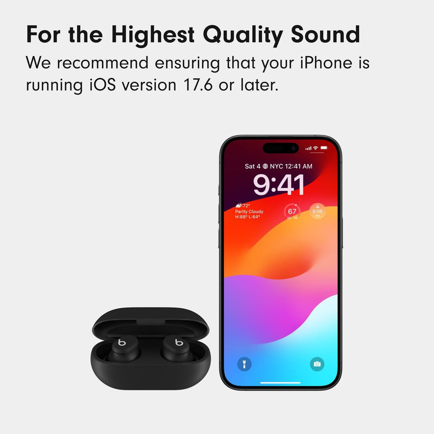 Beats Solo Buds - Wireless Bluetooth Earbuds | 18 Hours of Battery Life | Apple & Android Compatibility | Built - in Microphone - Storm Gray - 7DAY'S