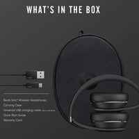 Beats Solo3 Wireless On - Ear Headphones - Apple W1 Headphone Chip, Class 1 Bluetooth, 40 Hours of Listening Time, Built - in Microphone - Black - 7DAY'S