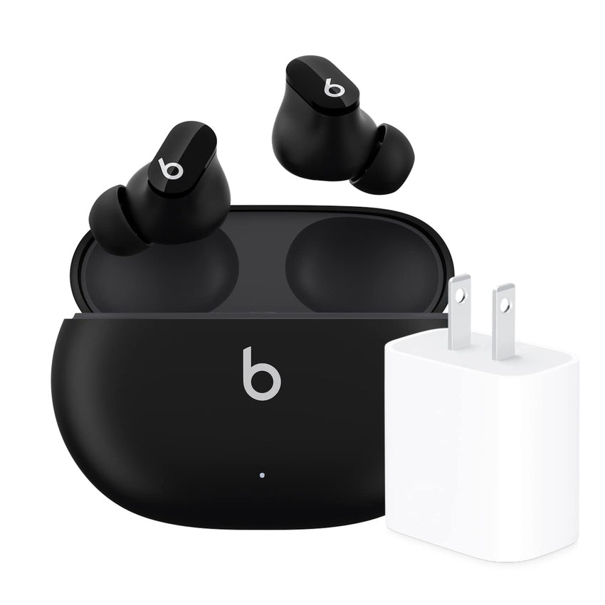 Beats Studio Buds - True Wireless Noise Cancelling Earbuds - Compatible with Apple & Android, Built - in Microphone, IPX4 Rating, Sweat Resistant Earphones, Class 1 Bluetooth Headphones - White - 7DAY'S