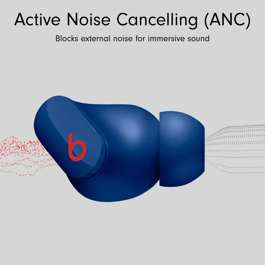 Beats Studio Buds - True Wireless Noise Cancelling Earbuds - Compatible with Apple & Android, Built - in Microphone, IPX4 Rating, Sweat Resistant Earphones, Class 1 Bluetooth Headphones - Ocean Blue - 7DAY'S