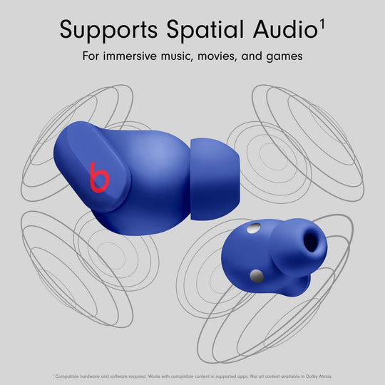 Beats Studio Buds - True Wireless Noise Cancelling Earbuds - Compatible with Apple & Android, Built - in Microphone, IPX4 Rating, Sweat Resistant Earphones, Class 1 Bluetooth Headphones - Ocean Blue - 7DAY'S