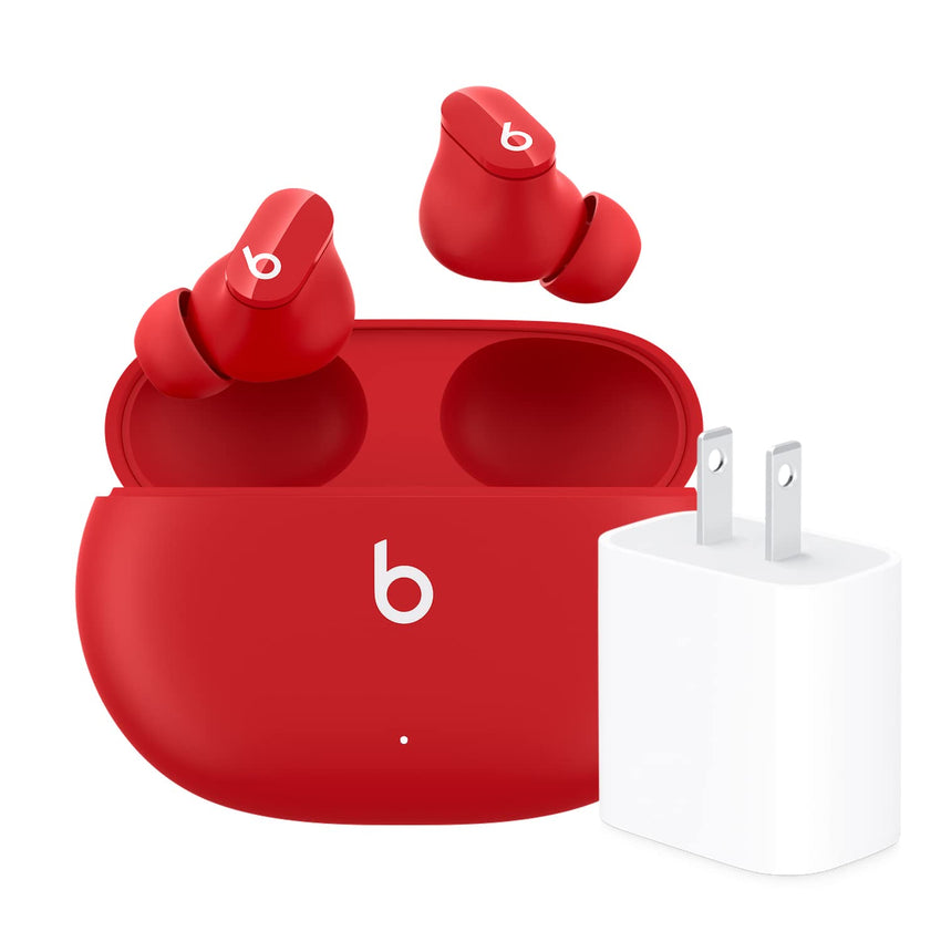 Beats Studio Buds - True Wireless Noise Cancelling Earbuds - Compatible with Apple & Android, Built - in Microphone, IPX4 Rating, Sweat Resistant Earphones, Class 1 Bluetooth Headphones - White - 7DAY'S