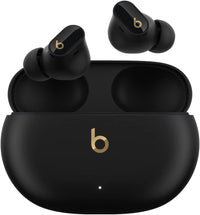 Beats Studio Buds + | True Wireless Noise Cancelling Earbuds, Enhanced Apple & Android Compatibility, Built - in Microphone, Sweat Resistant Bluetooth Headphones, Spatial Audio - Black/Gold - 7DAY'S