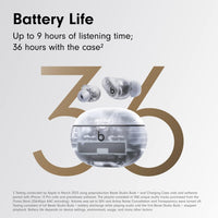 Beats Studio Buds + True Wireless Noise Cancelling Earbuds - Transparent (Renewed) - 7DAY'S