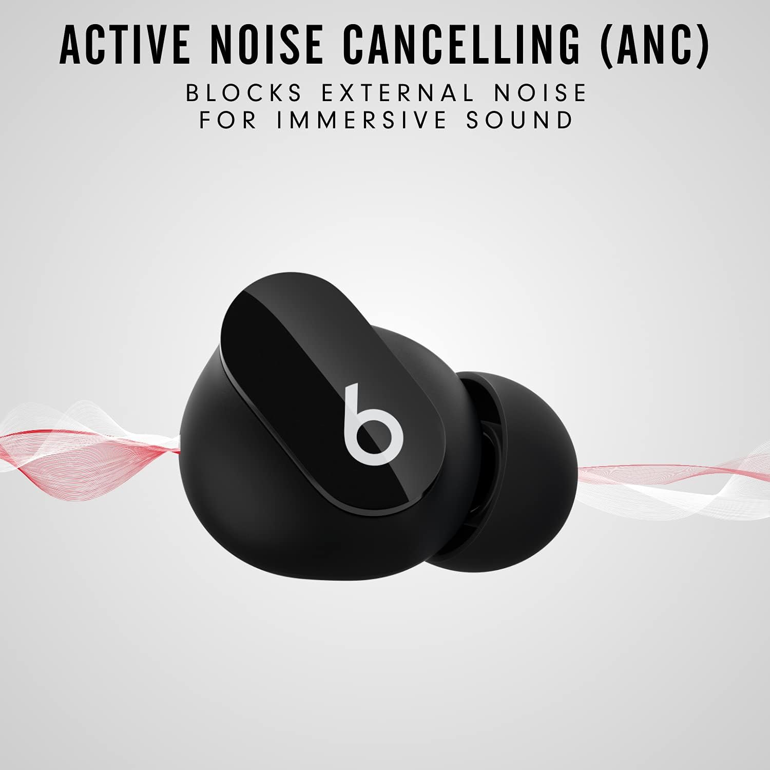 Beats Studio Buds - True Wireless Noise Cancelling Earphones - Black (Renewed Premium) - 7DAY'S
