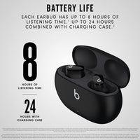 Beats Studio Buds - True Wireless Noise Cancelling Earphones - Black (Renewed Premium) - 7DAY'S