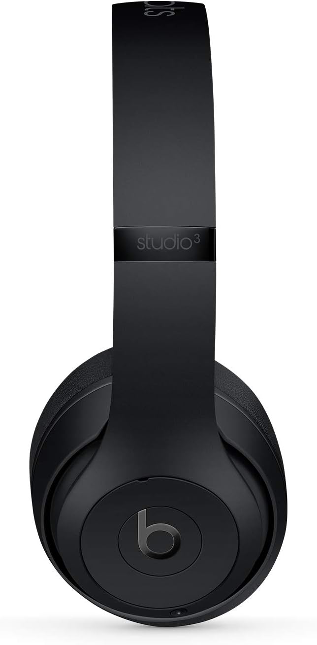Beats Studio3 Wireless Noise Cancelling Over - Ear Headphones - Apple W1 Headphone Chip, Class 1 Bluetooth, 22 Hours of Listening Time, Built - in Microphone - Matte Black - 7DAY'S