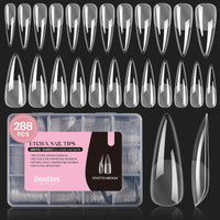 beetles Gel Polish 9 In 1 Gel Nail Glue for Clear Acrylic Nail Tips 2 Pcs 15ml Long Lasting Nail Gel Kit for False Nails Tips, Base Blooming Nail Gel, U V Light Required - 7DAY'S