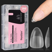 beetles Gel Polish 9 In 1 Gel Nail Glue for Clear Acrylic Nail Tips 2 Pcs 15ml Long Lasting Nail Gel Kit for False Nails Tips, Base Blooming Nail Gel, U V Light Required - 7DAY'S