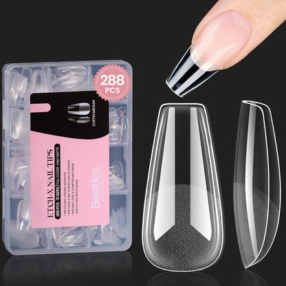 beetles Gel Polish 9 In 1 Gel Nail Glue for Clear Acrylic Nail Tips 2 Pcs 15ml Long Lasting Nail Gel Kit for False Nails Tips, Base Blooming Nail Gel, U V Light Required - 7DAY'S