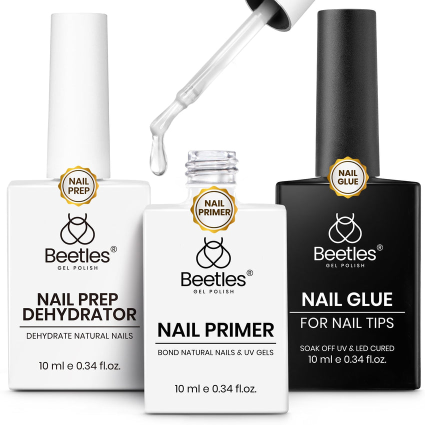 beetles Gel Polish No Wipe Gel Top Coat - Clear Color Top Coat Gel Nail Polish Shine Finish and Long Lasting, Soak Off Nail Lamp, 15ml Gift for Girls - 7DAY'S