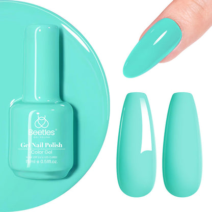 Beetles White Gel Nail Polish,15ml Summer Soak Off UV Gel Polish French Nail Art Manicure Salon DIY Design at Home Gift for Woman - 7DAY'S
