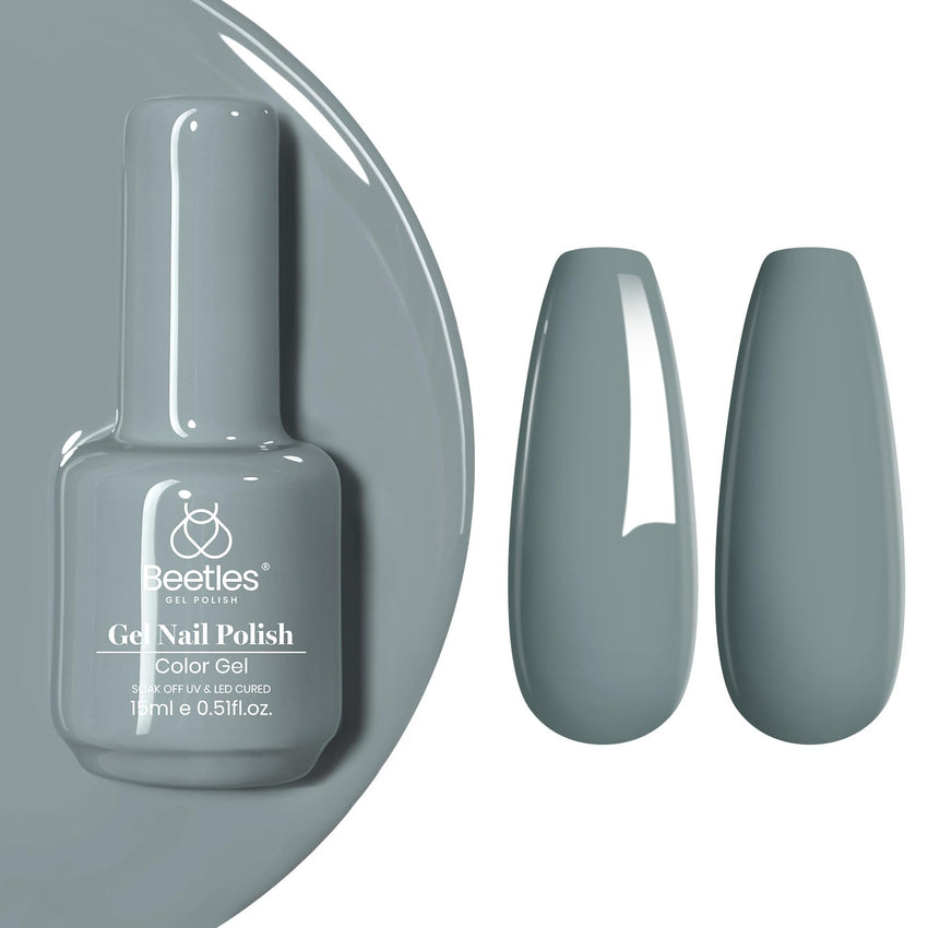 Beetles White Gel Nail Polish,15ml Summer Soak Off UV Gel Polish French Nail Art Manicure Salon DIY Design at Home Gift for Woman - 7DAY'S