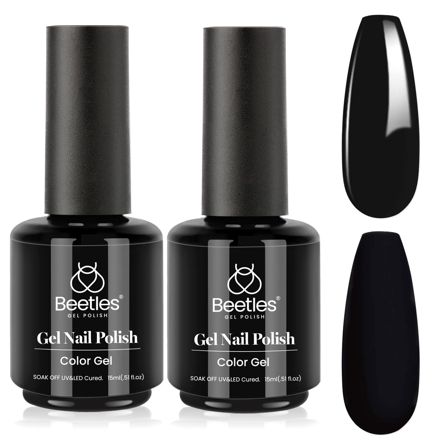 Beetles White Gel Nail Polish,15ml Summer Soak Off UV Gel Polish French Nail Art Manicure Salon DIY Design at Home Gift for Woman - 7DAY'S