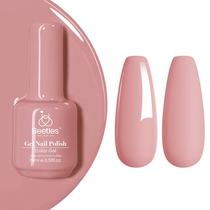 Beetles White Gel Nail Polish,15ml Summer Soak Off UV Gel Polish French Nail Art Manicure Salon DIY Design at Home Gift for Woman - 7DAY'S