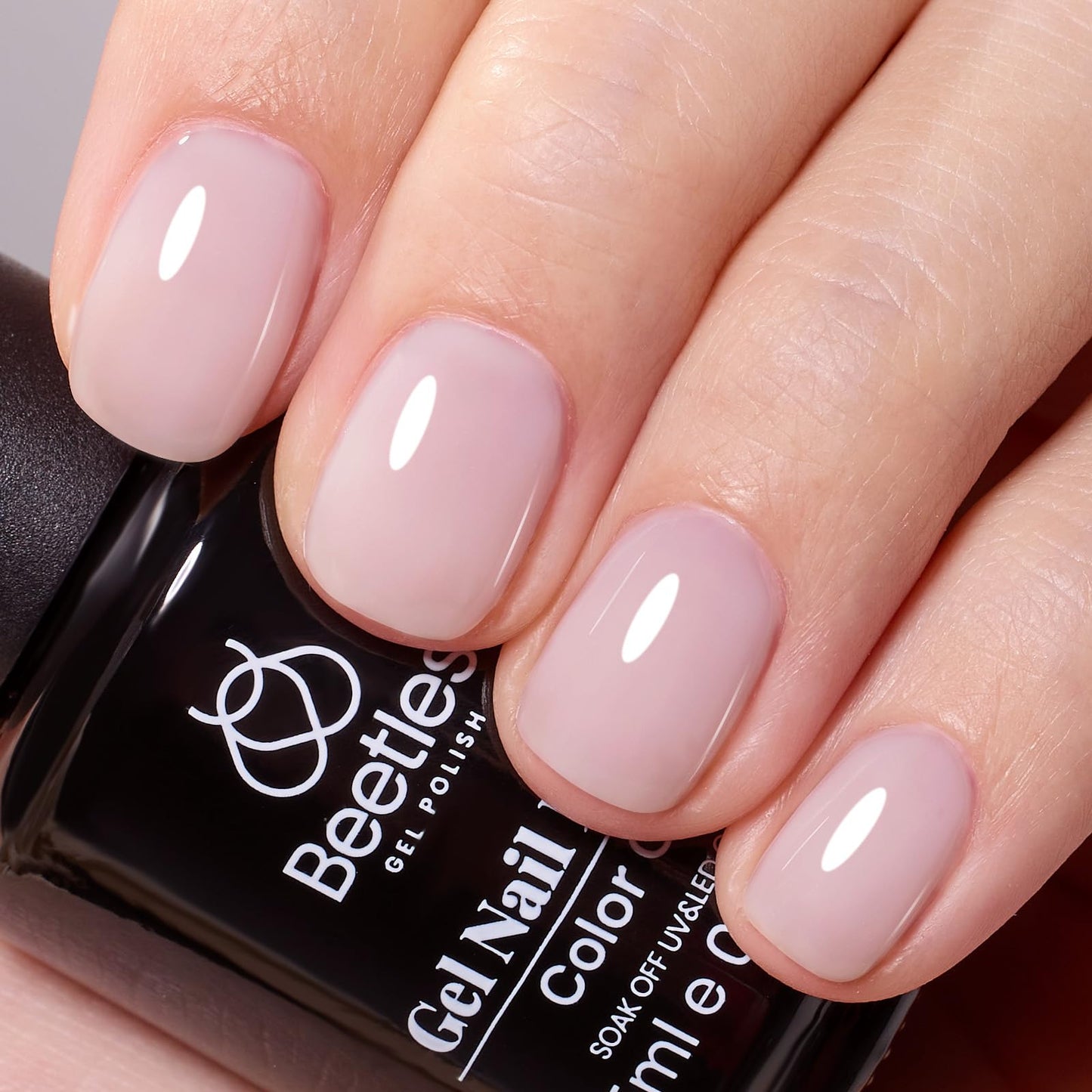 Beetles White Gel Nail Polish,15ml Summer Soak Off UV Gel Polish French Nail Art Manicure Salon DIY Design at Home Gift for Woman - 7DAY'S
