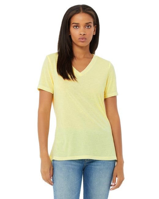 Bella + Canvas 6415 Ladies' Relaxed Triblend V - Neck T-Shirt - 7DAY'S