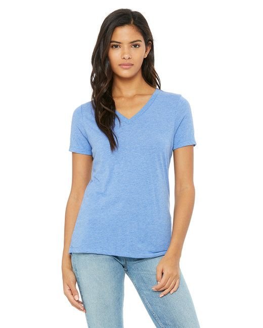 Bella + Canvas 6415 Ladies' Relaxed Triblend V - Neck T-Shirt - 7DAY'S