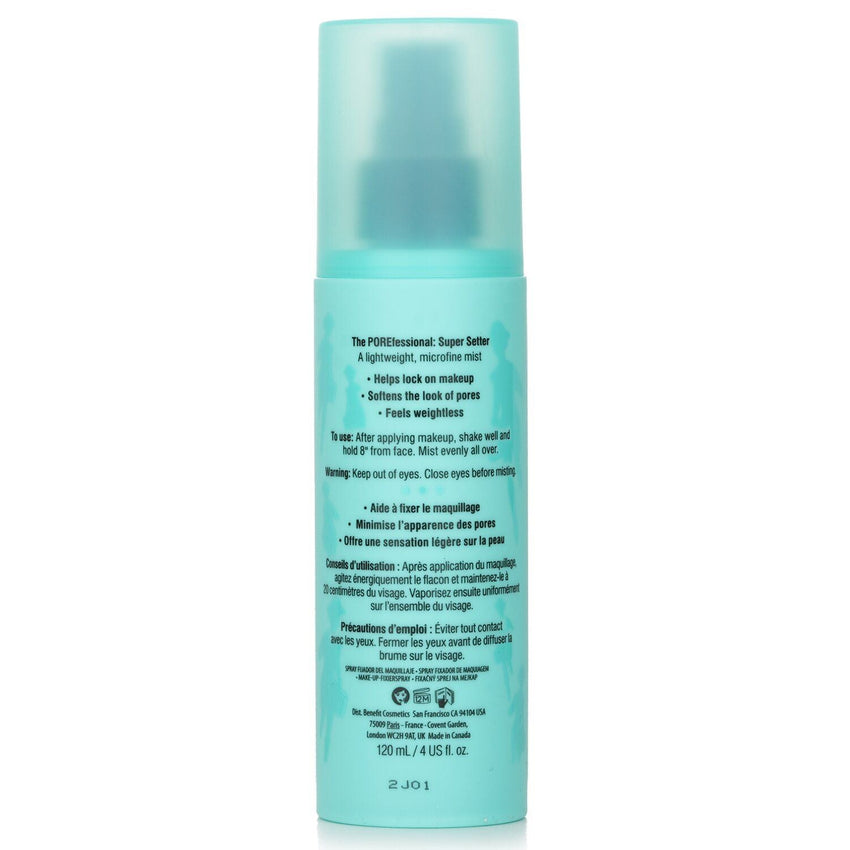 BENEFIT - The Porefessional Super Setter Long Lasting Makeup Setting Spray FM248 / 126573 120ml/4oz - 7DAY'S