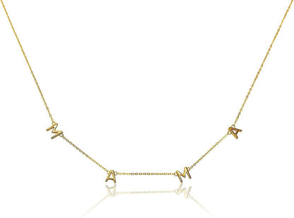 Benevolence LA Mama Necklace Dainty Necklace; 14k Gold Dipped Necklaces For Women; Gifts for Mom | 14 Gold Necklace; Mother's Necklace; Necklaces for Mom; Designed in California - 7DAY'S