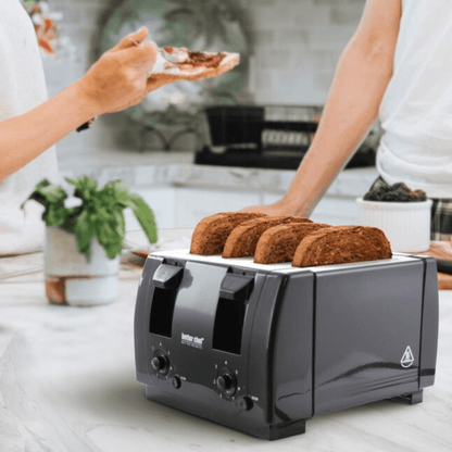 Better Chef Wide Slot 4 - Slice Dual Control Toaster - 7DAY'S