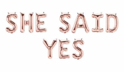 Lets Flamingle Rose Gold 16" Balloon Banner | Multiple phrases!