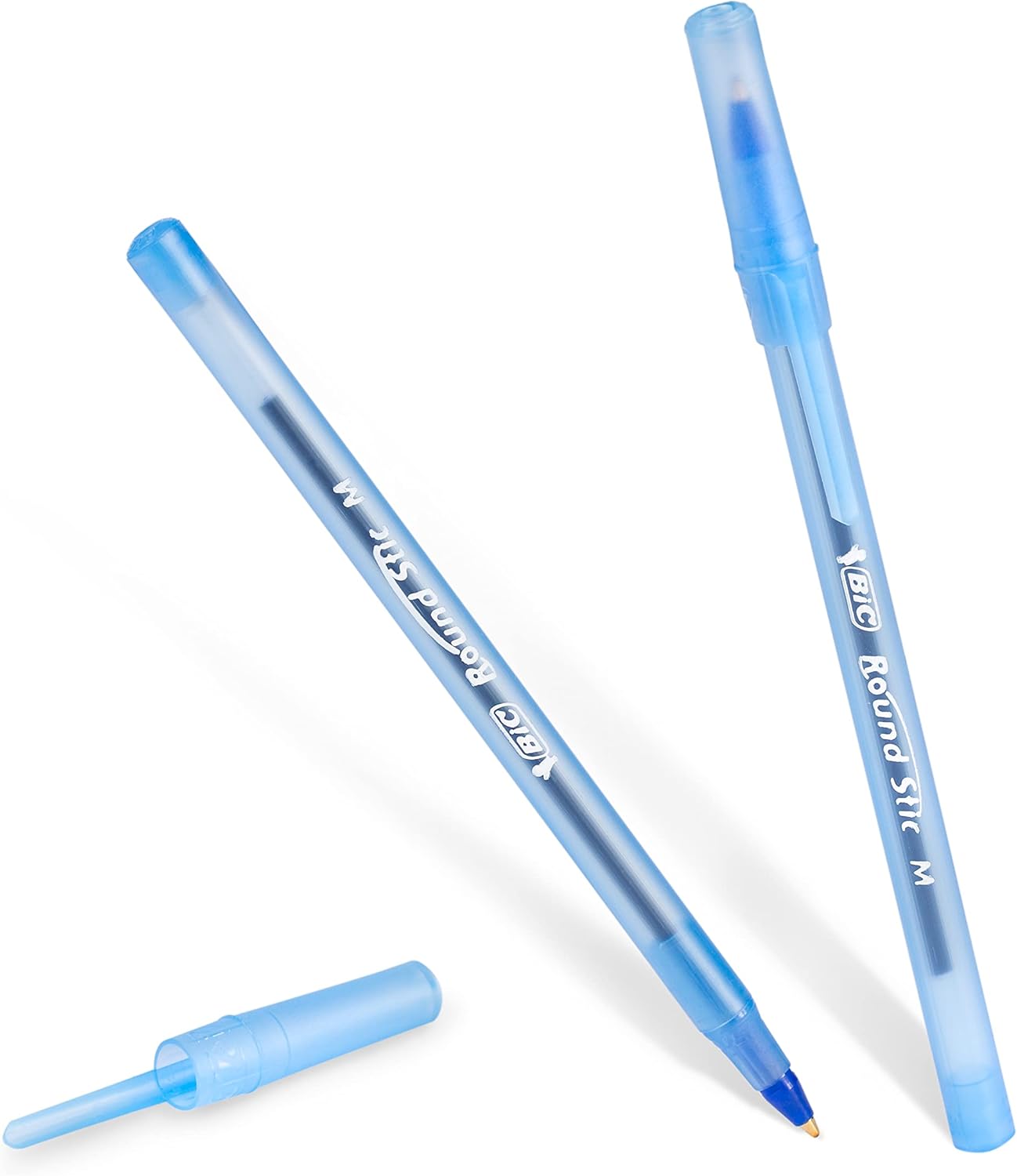 BIC Round Stic Xtra Life Ballpoint Pen, Ultra Long Lasting and Consistent Ink Flow, 60 - Count in Black Ink - 7DAY'S
