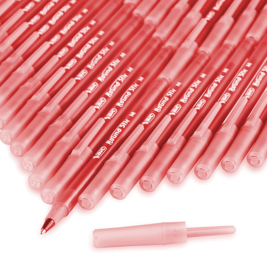 BIC Round Stic Xtra Life Ballpoint Pen, Ultra Long Lasting and Consistent Ink Flow, 60 - Count in Black Ink - 7DAY'S