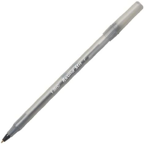 BIC Round Stic Xtra Life Ballpoint Pen, Ultra Long Lasting and Consistent Ink Flow, 60 - Count in Black Ink - 7DAY'S