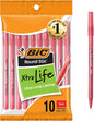 BIC Round Stic Xtra Life Ballpoint Pen, Ultra Long Lasting and Consistent Ink Flow, 60 - Count in Black Ink - 7DAY'S