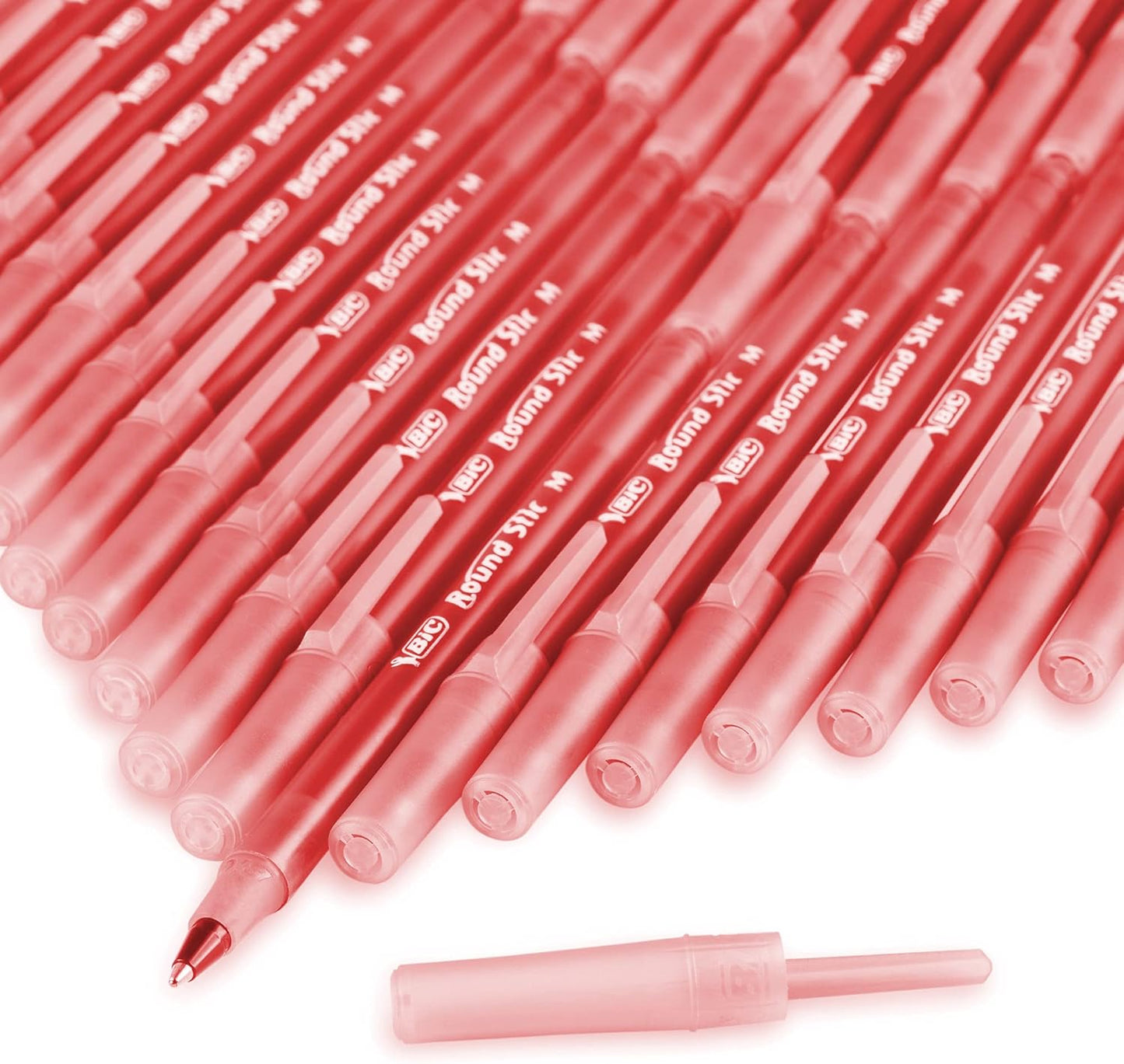 BIC Round Stic Xtra Life Ballpoint Pen, Ultra Long Lasting and Consistent Ink Flow, 60 - Count in Black Ink - 7DAY'S