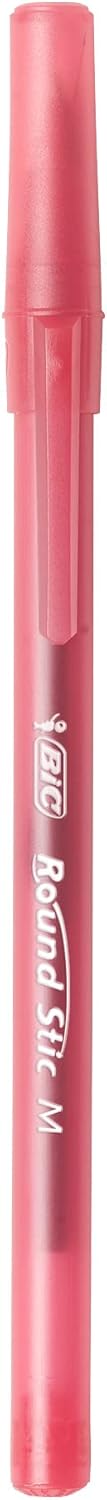 BIC Round Stic Xtra Life Ballpoint Pen, Ultra Long Lasting and Consistent Ink Flow, 60 - Count in Black Ink - 7DAY'S