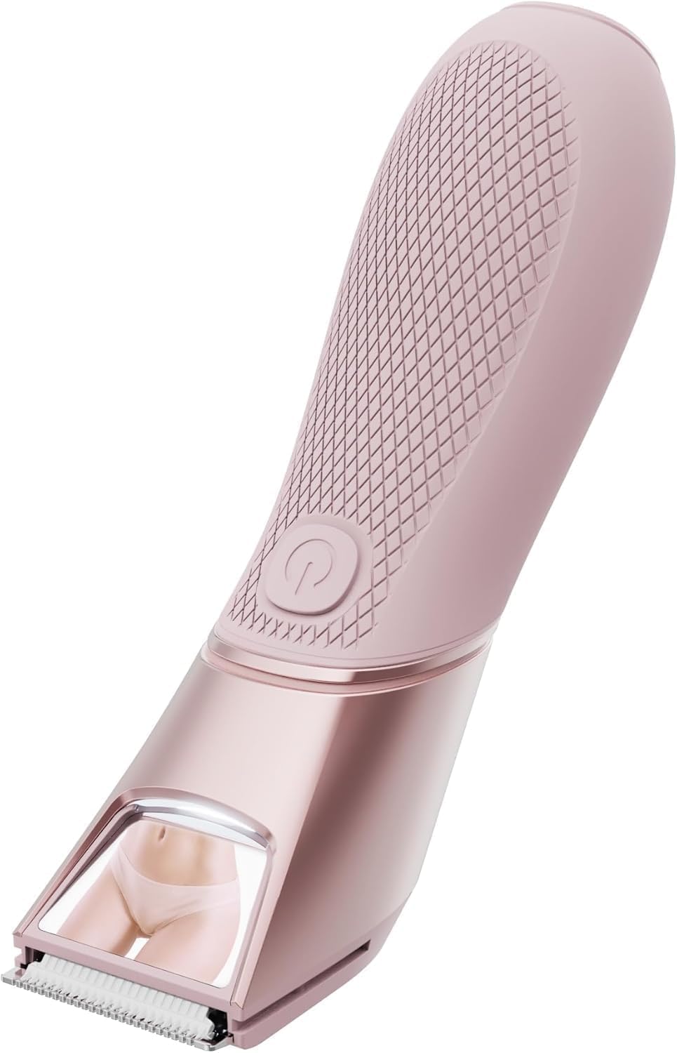 Bikini Trimmer for Women: Mirror Electric Shaver for Body Pubic Hair with LED Light, IPX7 Waterproof Portable Lady Facial Razor with Ceramic Blade,Rechargeable Body Groomer for Leg,Arm,Underarm - 7DAY'S