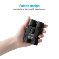 Binoculars 30x60 Zoom Travel Compact Folding Telescope Hunting Day Night Outdoor Small Pocket Binoculars Compact Adults, Mini Kids Binoculars Boys For Bird Watching, Concert Theater Opera - 7DAY'S